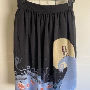 Torrid/Disney Nightmare Before Xmas Skirt